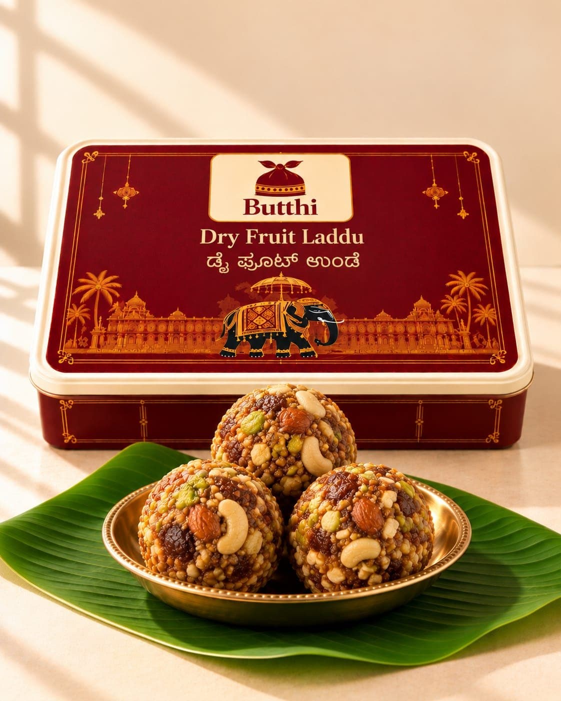 Dry fruit laddu